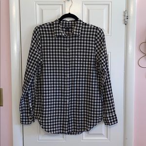 Checkered classic JCrew Mercantile button up